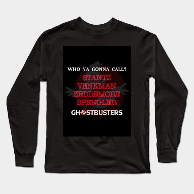 The Team Long Sleeve T-Shirt by GCNJ- Ghostbusters New Jersey